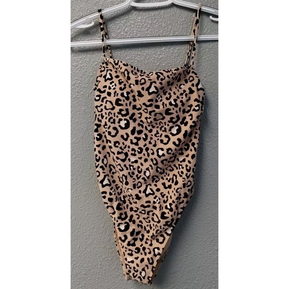 Hollister Co. Women's Size S Animal Print Leopard Swimsuit-one-piece